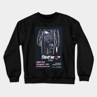 Friday the 13th 1980 Movie Poster Crewneck Sweatshirt